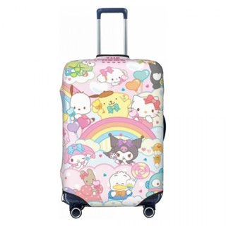 三麗鷗 Kuromi Cinnamoroll 行李套 SANRIO 防水防塵彈性套用於行李保護旅行箱套 A