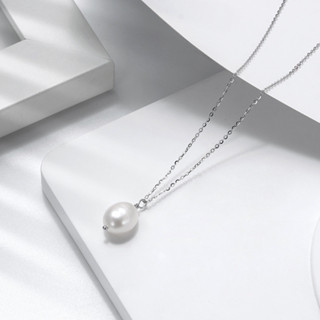 Sunlight Jewelry·S925純銀韓版天然淡水珍珠巴羅克項鍊