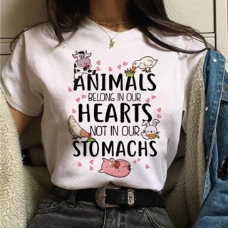 vegetarian letters T shirt歐美字母素食主義字母服裝短袖T恤女moxuan888