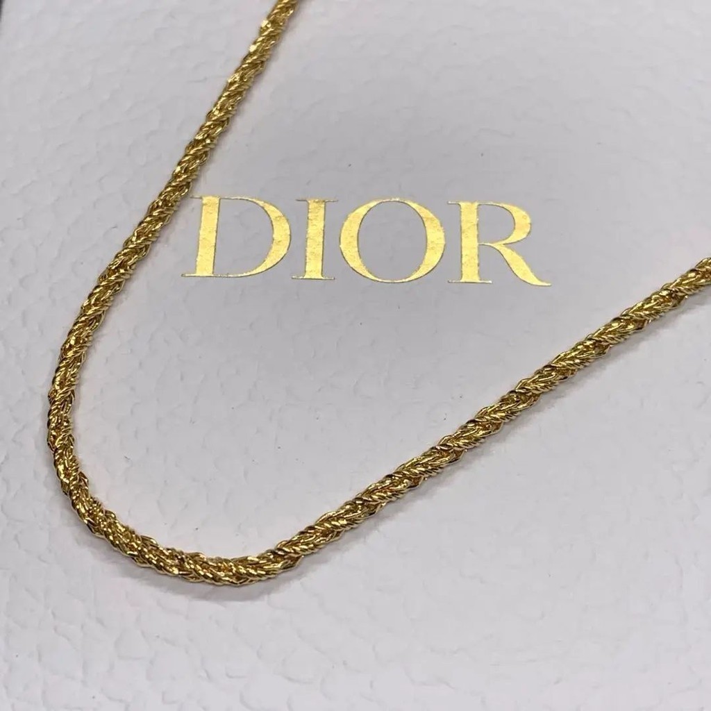Dior 迪奧 項鍊 頸鏈 金色 旋轉 mercari 日本直送 二手