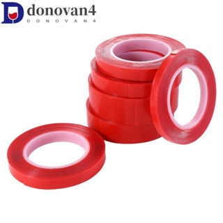 DONOVAN雙面膠無縫可重複使用的亞克力安裝膠帶耐熱膠帶無痕迹膠帶透明納米膠帶
