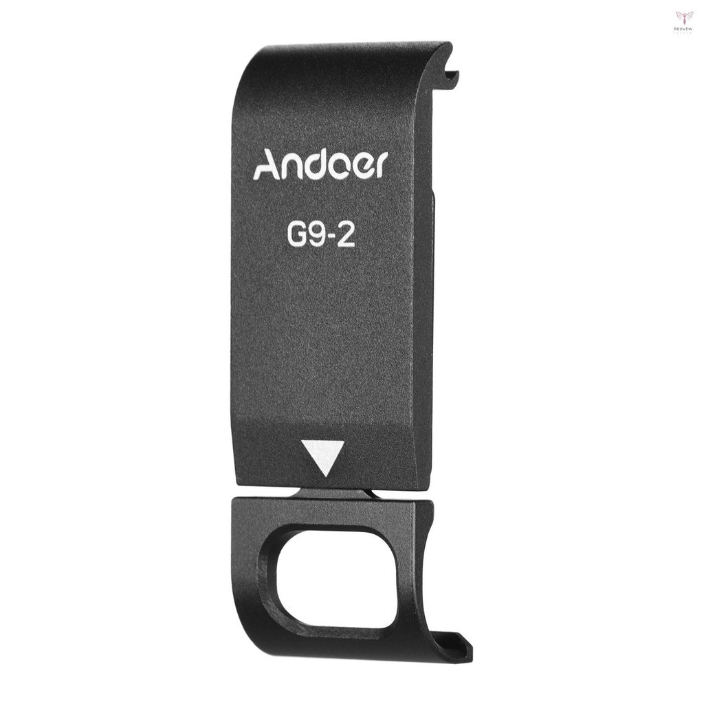 Andoer G9-2 運動相機電池蓋金屬電池蓋可拆卸電池蓋 Vlog 配件更換適用於 Hero 9 10 11