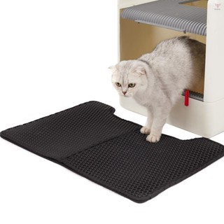 貓砂墊雙層可折疊墊貓砂盒地毯