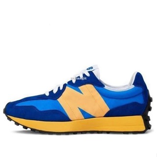 Newbalance NB 327藍橙藍鴛鴦經典百搭運動慢跑鞋327laamen和女