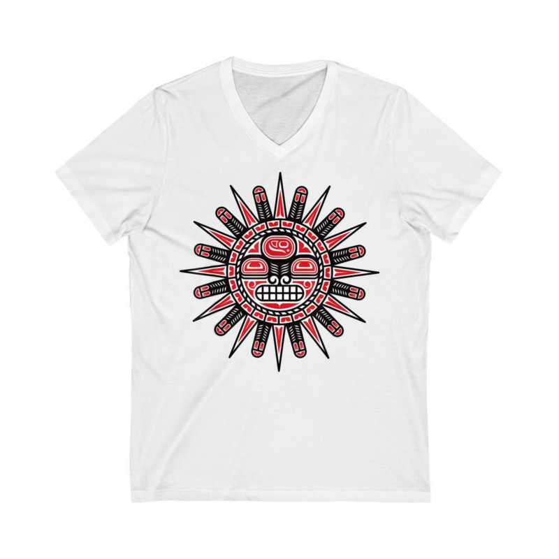 Haida Sun 美國印第安人美洲原住民土著 復古 T恤 短袖 男女休閒百搭 個性 街頭 短T 潮流 時尚 經典 純棉