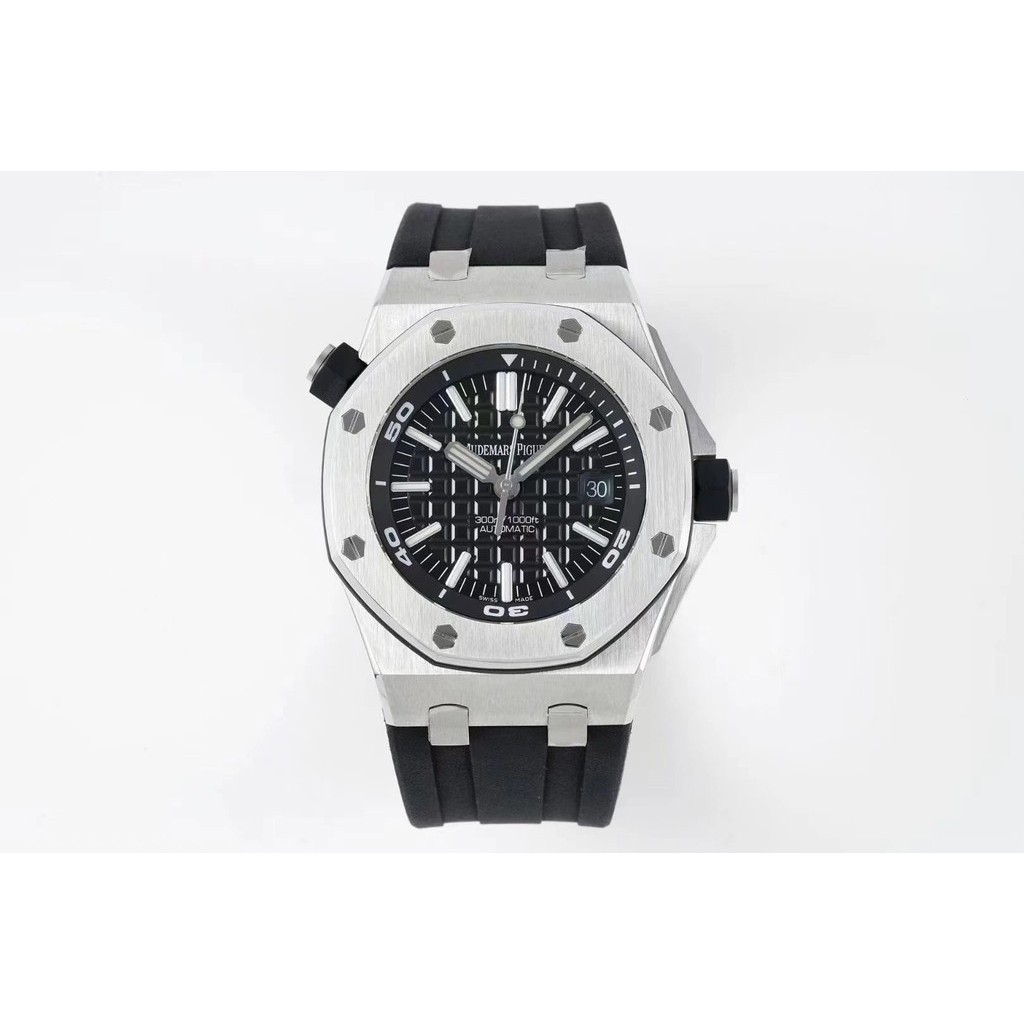 APS手錶皇家橡樹離岸型系列15710ST精鋼腕錶3120一件式機芯橡膠錶帶腕錶42毫米 V2版