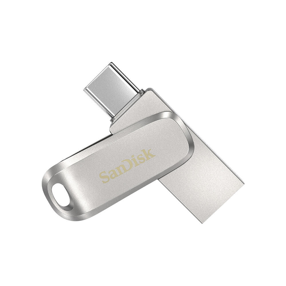 【SanDisk】Ultra Luxe Type-C 1TB 雙用隨身碟 銀色