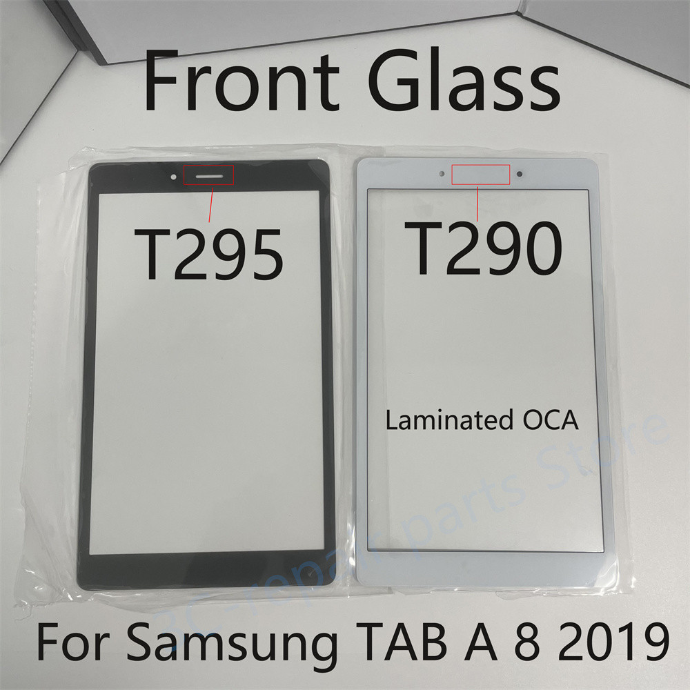 SAMSUNG S+ LCD 觸摸屏前外玻璃鏡頭適用於三星 Galaxy Tab A 8.0 2019 T290 T29