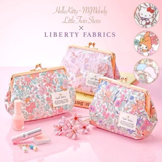 日本 三麗鷗 防水化妝包 貝殼包 Hellokitty碎花圖案小物件收納包 金口手拿包