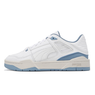 Puma 休閒鞋 Slipstream Lth 男鞋 白 藍 復古 低筒 運動鞋 [ACS] 38754429
