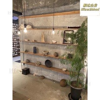 【免運/可開發票】無痕墻上置物架 層板架 壁掛式 牆上置物架 一字板 托架 客廳隔板 牆壁裝飾 實木支撐架 可開發票