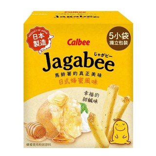 Calbee Jagabee加卡比薯條（日式蜂蜜風味）盒裝（15公克x5袋）