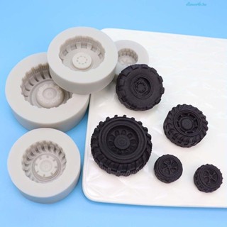 WMES車輪矽膠模具工藝圓形粘土模烘焙工具糖果模具果凍巧克力烘焙裝潢