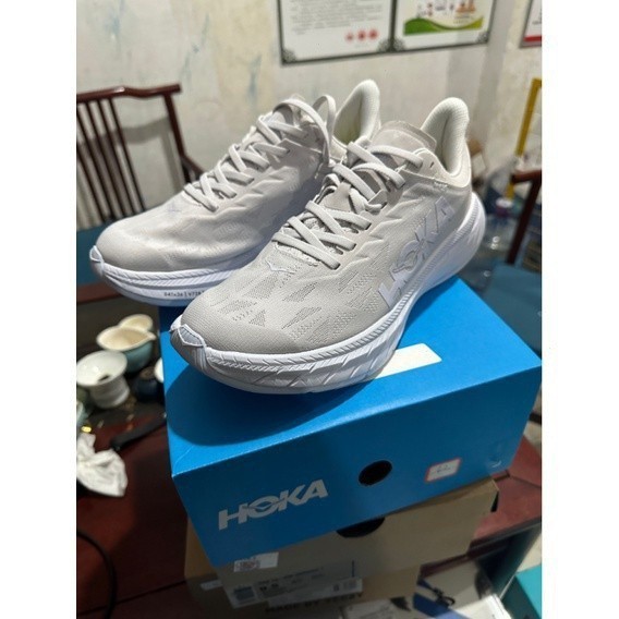 2022新款最優惠 HOKA ONE ONE CARBON X2 卡其白減震跑鞋