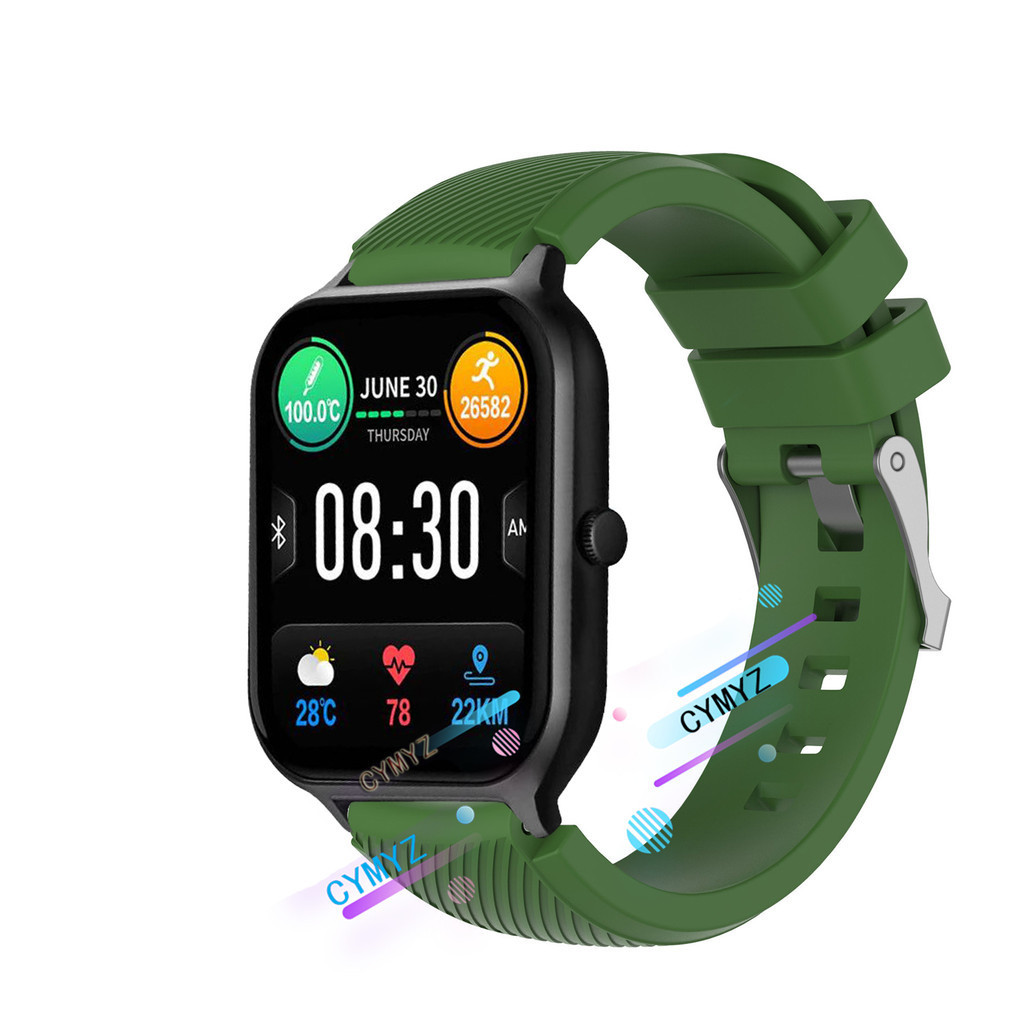 適用於 Fangu 梵固 da9a 智慧手錶 錶帶 矽膠錶帶 梵固 da9a 錶帶 運動腕帶