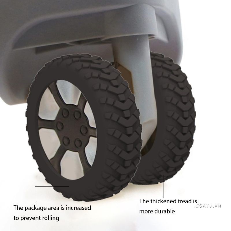後備箱腳輪多功能車輪保護套防滑矽膠套腳輪