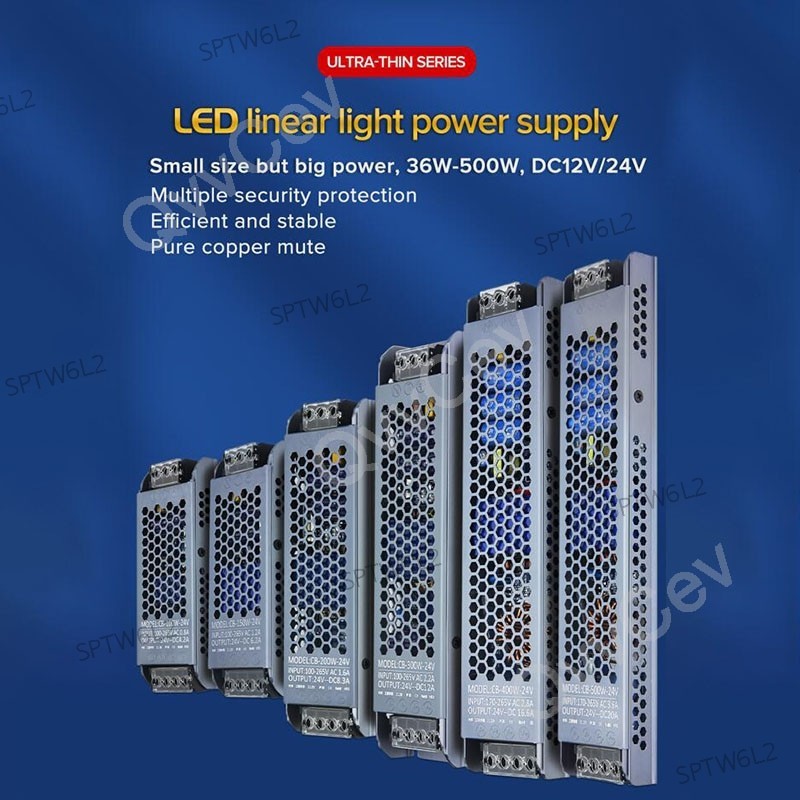 Dc12v/24v LED燈條電源變壓器適配器開關60W 100W 150W 200W 300W AC170-265V