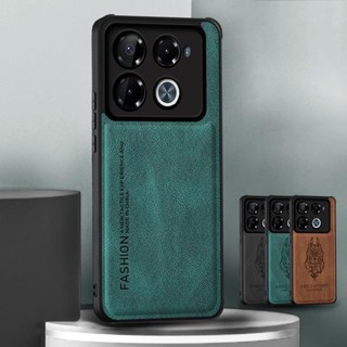 適用於 Infinix Note 40 Pro 4G Note 40 Pro 5G 保護套大氣皮革皮套保護套