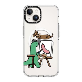 CASETiFY 保護殼 iPhone 14/14 Plus/14 Pro/14 Pro Max 小恐龍自畫像 Draw Me