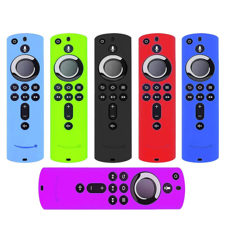 適用於亞馬遜 L5B83H Fire TV stick 4k 第 2 代遙控器矽膠保護套防塵防摔外殼備件更換