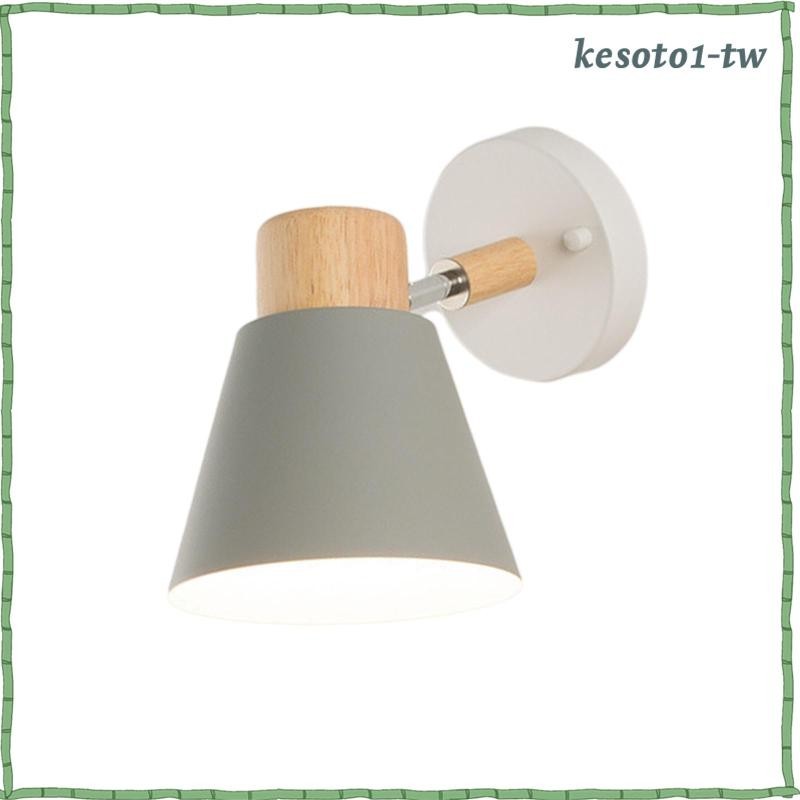 [KesotoaaTW] 北歐壁燈 E27 燈具可旋轉金屬床頭燈現代簡約壁燈適用於房間陽台樓梯