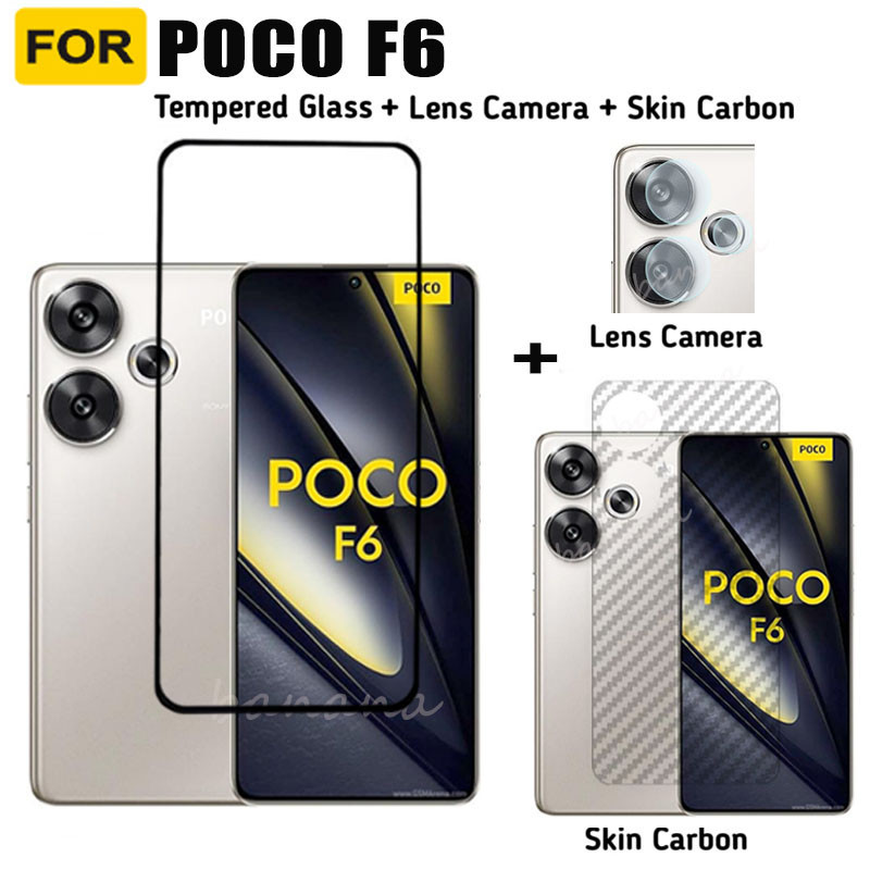 適用於 Poco F6 鋼化玻璃 Poco F6 Pro F5 Pro F4gt Poco X6 X5 X4 Pro X
