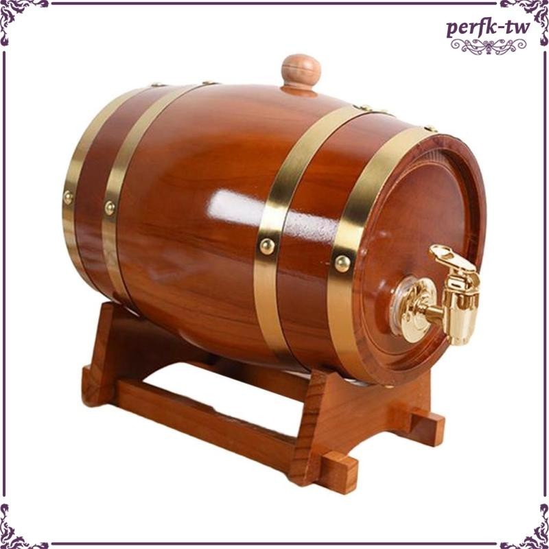 [PerfkTW] 橡木桶、橡木桶帶支架套裝、老式木製啤酒分配器、桶