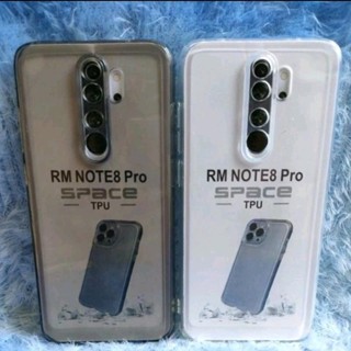 HP 軟殼外殼 SPACE TPU Redmi Note 8 Pro 透明矽膠手機背面保護膜+相機 Fc