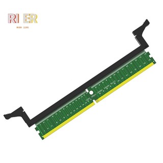1 件 DDR5 U-Dimm 288pin 適配器 DDR5 記憶體測試保護卡,帶長鎖綠色塑膠
