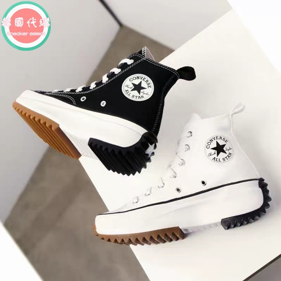 (兩色) CONVERSE Run star hike 高筒 增高 黑白