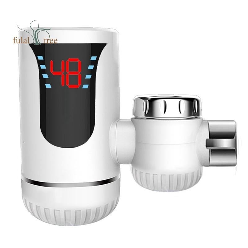 易於安裝快速加熱混合水龍頭即熱式電熱水器水龍頭加熱器,帶數字顯示 EU-Plug 易於安裝