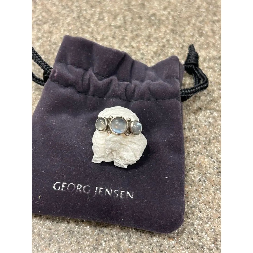 Georg Jensen 戒指 藍色 8號 月光石 mercari 日本直送 二手