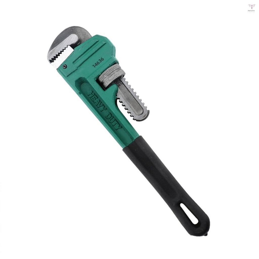 8 英寸重型管子扳手碳鋼可調水暖扳手水管工工具,用於家庭裝修工業維護