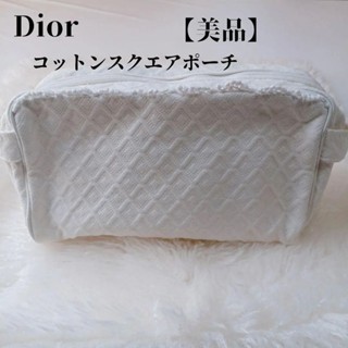 Dior 迪奧 小包包 贈品 旅行包 白 棉 日本直送 二手