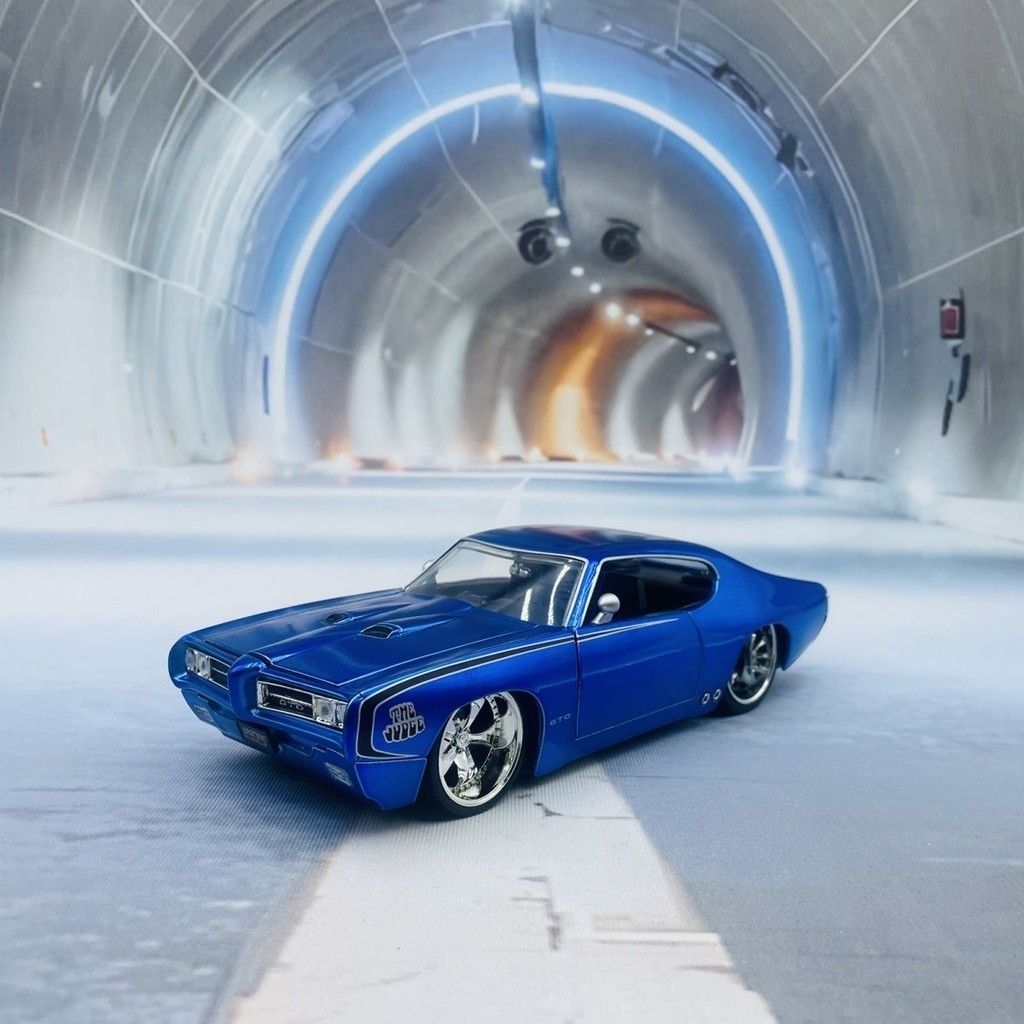 佳達JADA1:24龐蒂亞克 GTO美式肌肉車車模型 仿真 合金收藏擺件