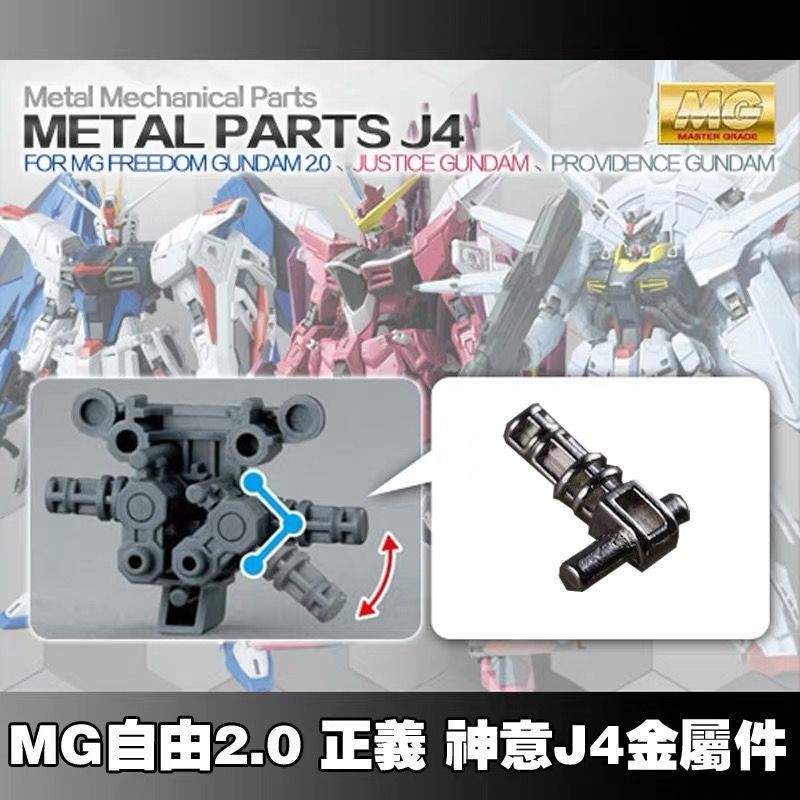 2個金屬補件J4加強零件 適用於MG自由2.0/MG神意/MG正義/MG天蝕
