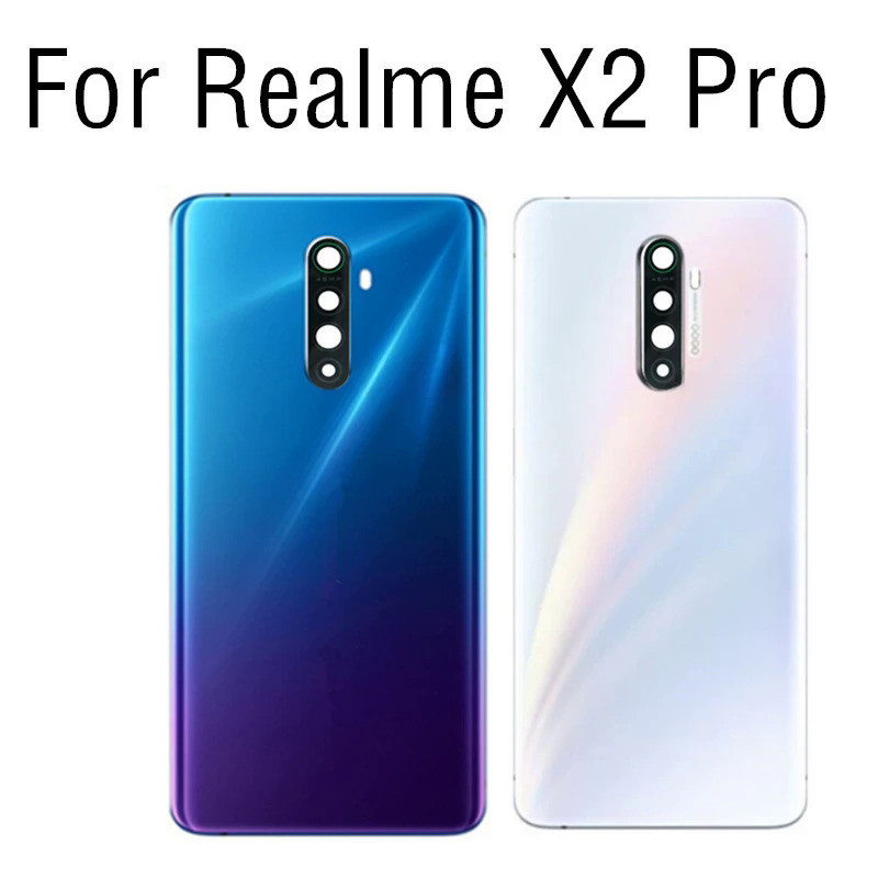 6.5" 適用於 Oppo Realme X2 Pro 電池蓋門外殼適用於 Realme X2Pro RMX1931 後