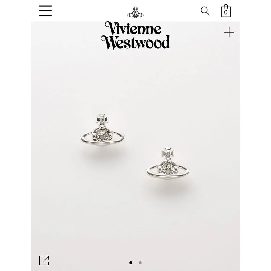 Vivienne Westwood 薇薇安 威斯特伍德 耳環 銀 mercari 日本直送 二手