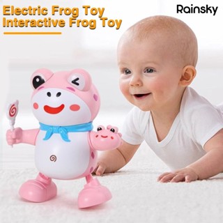 [寶貝玩具]互動舞蹈青蛙玩具 電動跳舞青蛙玩具 嬰兒陪伴互動玩具