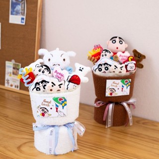 🎁Tik Tok Gift 蠟筆小新 卡通 玩偶 花束 生日禮物 兒童 送 女生 男女 朋友 儀式感 創意禮品