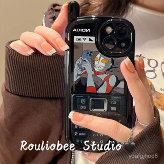2025闆娘推薦💋奧特曼大哥大適用iphone14pro max蘋果13pro手機殻12新款11矽膠xr 保護殼 V6