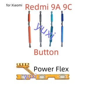 XIAOMI 適用於小米 Redmi 9A 9C 電源音量排線的電源開關音量按鈕排線