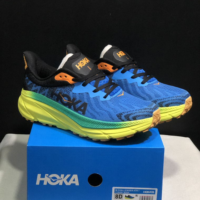 全新 Hoka One One Challenger ATR 7 中性輕便透氣跑鞋男女專業減震跑鞋,尺碼 36-45