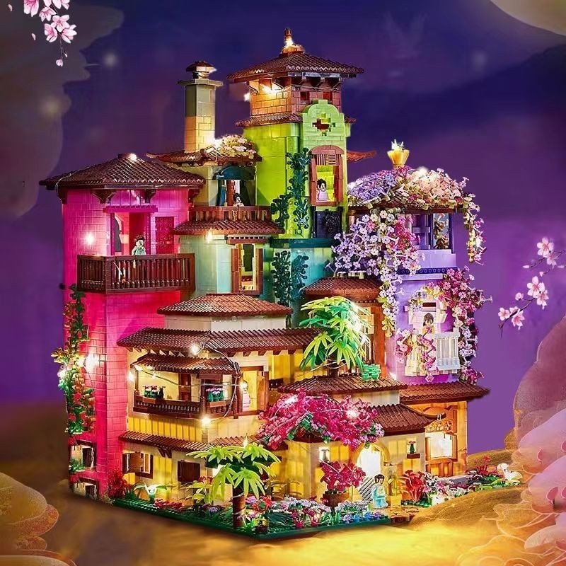 城堡魔法滿屋積木高難度益智拼裝女孩系列玩具迪士尼耶誕禮物擺件