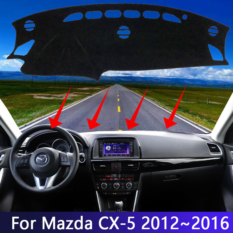 MAZDA 汽車儀表板儀表板罩適用於馬自達 CX-5 CX5 CX 5 2012 2013 2014 2015 2016