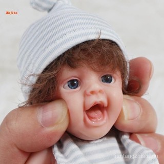 【In stock】Mojito 迷你娃娃逼真新生嬰兒娃娃矽膠全身可愛小嬰兒娃娃 N5RZ