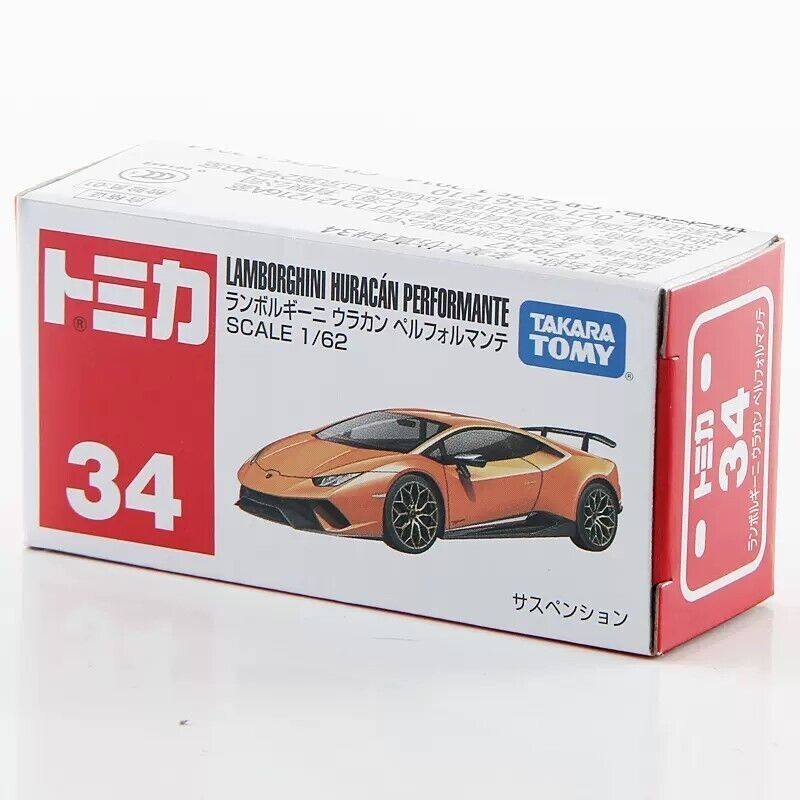 Takara Tomy Tomica 34 蘭博基尼 HURACAN PERFORMANTE 1:62 壓鑄模型車