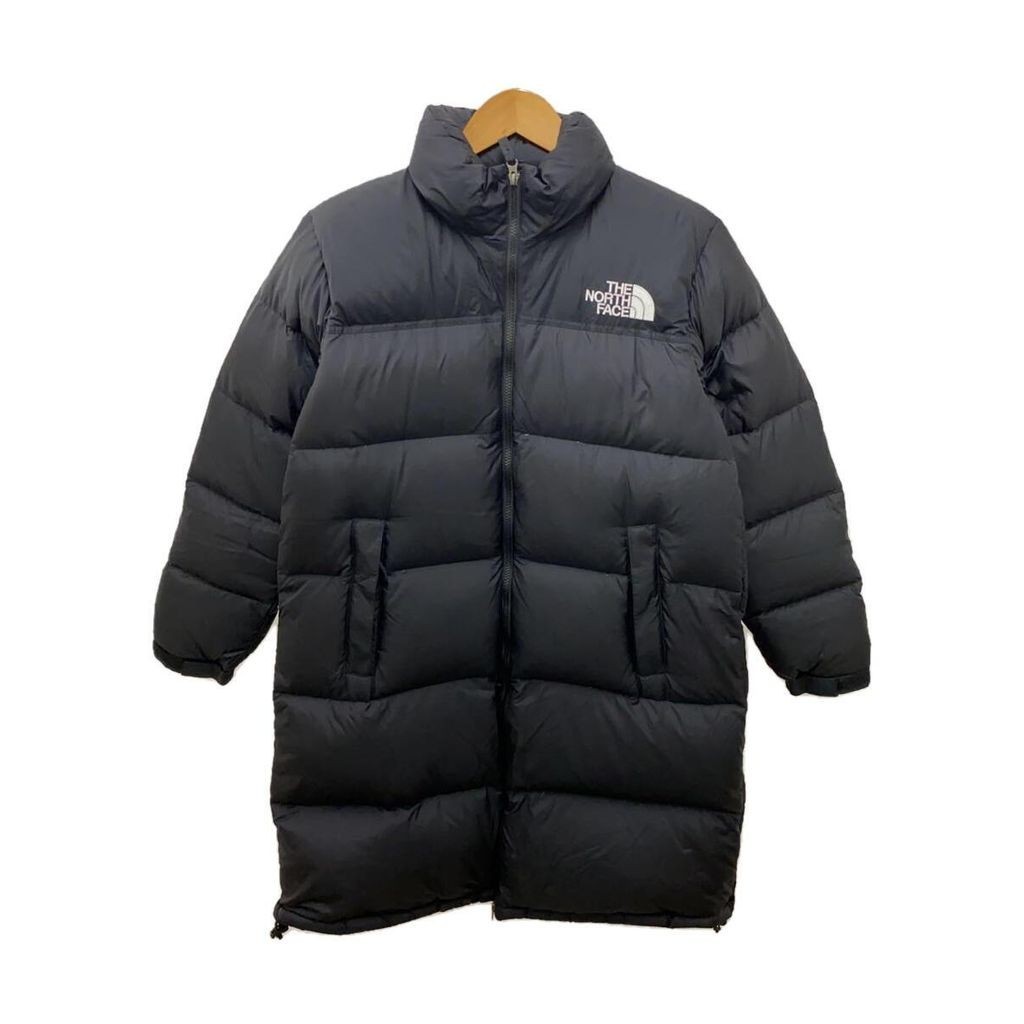 THE NORTH FACE 羽絨服 夾克外套NuptseXL 尼龍 長 黑色 日本直送 二手