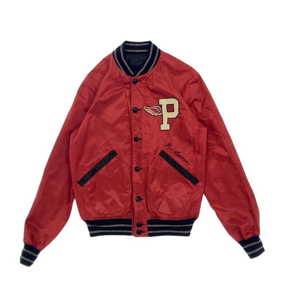 Polo Ralph Lauren CITY夾克外套男用 紅色 黑色 雙面式 S碼 日本直送 二手