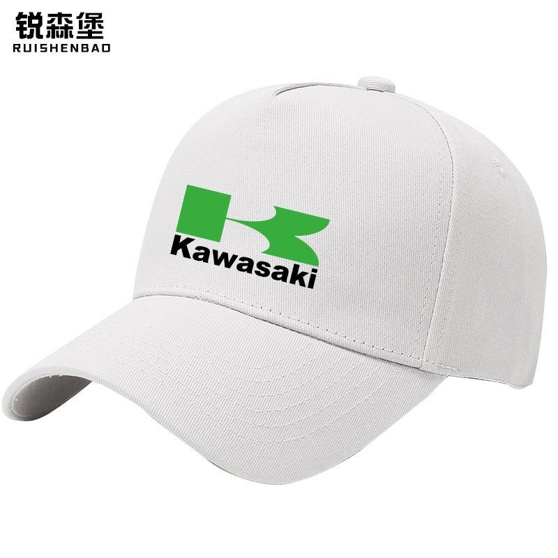 Kawasaki機車店訂製棒球帽NINJA400 NINJA650 Z250 Z800戶外騎行遮陽帽